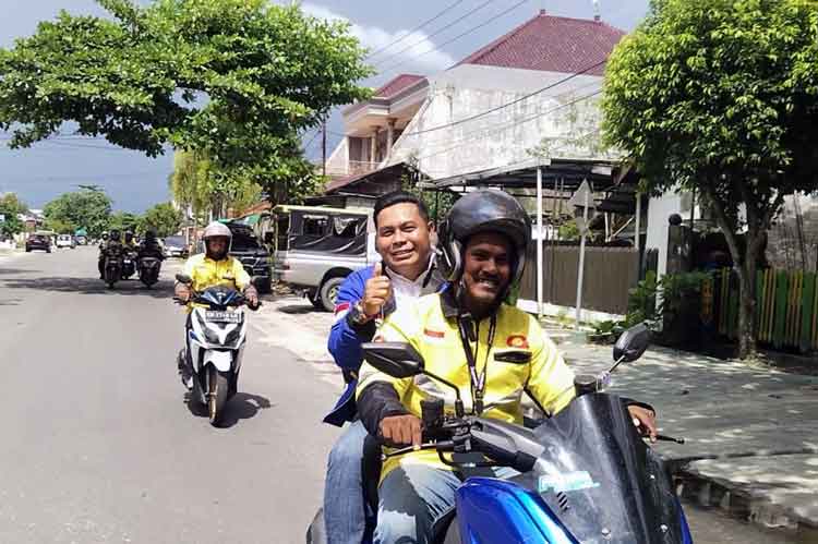 Diarak Ojek Online, Dody Rafliansyah Resmi Daftarkan Diri sebagai Calon Ketua PWI Kotim