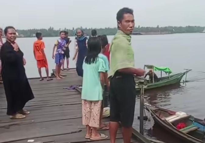 Warga Desa Bapinang Hulu Diduga Disambar Buaya, Masih dalam Pencarian