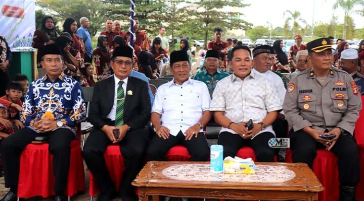 Bupati Heriyus Resmi Buka Pasar Ramadan, Warga Murung Raya Sambut Antusias