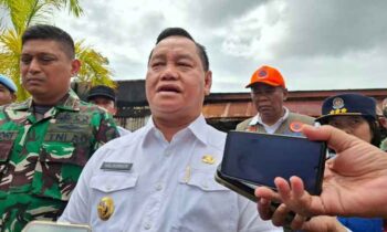 Bupati Kotim Halikinnor saat diwawancara