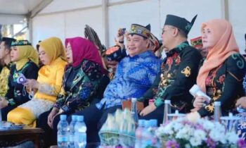 Bupati Kotim Halikinnor saat hadiri acara Festival Isen Mulang Provinsi Kalimantan Tengah tahun 2025