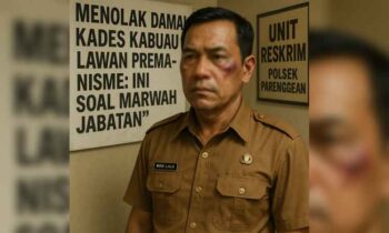 Ilustrasi pemeriksaan saksi kasus pemukulan Kades Kabuau di Polsek Parenggean.