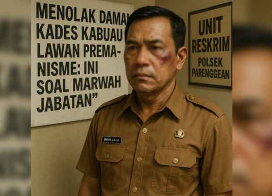 Ilustrasi pemeriksaan saksi kasus pemukulan Kades Kabuau di Polsek Parenggean.