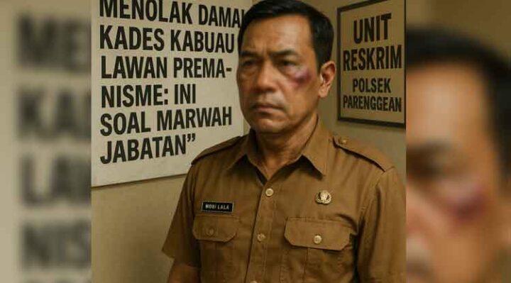 Ilustrasi pemeriksaan saksi kasus pemukulan Kades Kabuau di Polsek Parenggean.