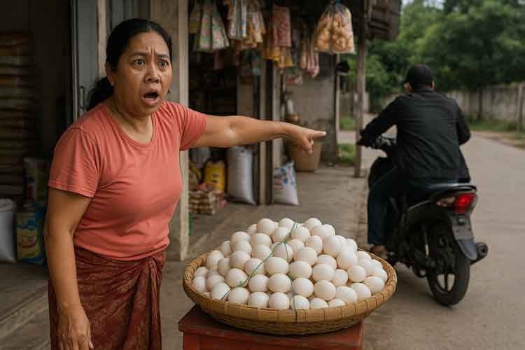 Gasak Telur 300 Butir, Pencuri Nyaris Beraksi Dua Kali di Toko Sama