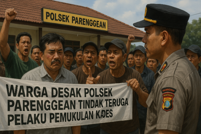 Warga Desak Polsek Parenggean Tindak Terduga Pelaku Pemukulan Kades Kabuau