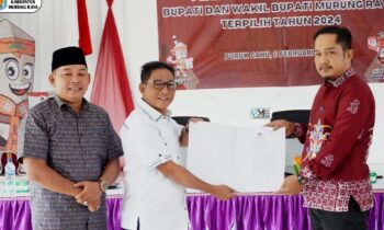 KPU Tetapkan Heriyus Rahmanto sebagai Bupati Wabup Terpilih Murung Raya 2025–2030