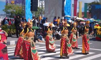Kontingen Kotim dalam Festival Isen Mulang 2025.
