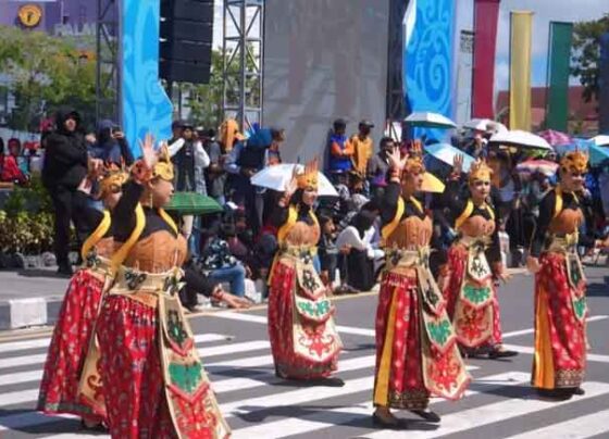 Kontingen Kotim dalam Festival Isen Mulang 2025.