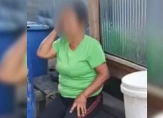 Korban, warga Desa telaga Baru, Kecamatan Mentawa baru Ketapang, usai mengalami insiden dugaan perampokan.
