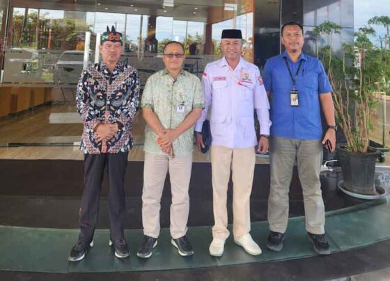 Kunjungan tenaga ahli Kementerian Pertanian di Kabupaten Kotim, Jumat, 23 Mei 2025.
