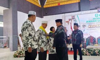 Pelepasan Jemaah Calon Haji Kotim, Selasa, 13 Mei 2025.
