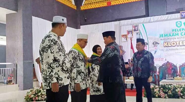 Pelepasan Jemaah Calon Haji Kotim, Selasa, 13 Mei 2025.