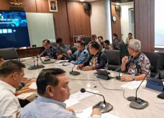 Pemerintah Kabupaten Kotim saat sambangi Kementerian Perhubungan belum lama ini.