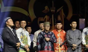 Penutupan MTQ ke 56 Tingkat Kecamatan Mentaya Hilir Selatan, , di halaman SDN 4 Sebamban, Minggu, 25 Mei 2025.
