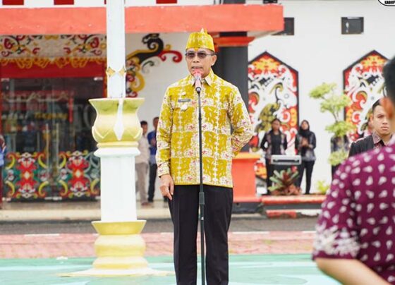 Pj Bupati Murung Raya Pimpin Apel Awal Tahun 2025, Serukan Semangat Baru dan Pelayanan Prima