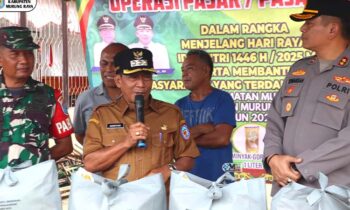 Sambut Idulfitri 1446 H, Pemkab Murung Raya Gelar Pasar Murah