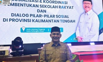 Wabup Murung Raya Hadiri Sosialisasi Sekolah Rakyat Bersama Mensos di Palangka Raya