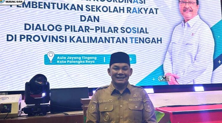 Wabup Murung Raya Hadiri Sosialisasi Sekolah Rakyat Bersama Mensos di Palangka Raya