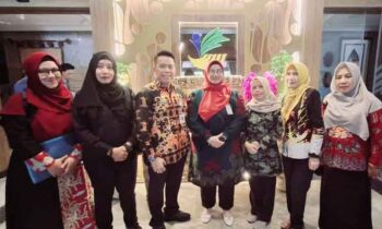 Wakil Bupati Kotim Irawati saat berkunjung ke Kementerian Sosial belum lama ini.