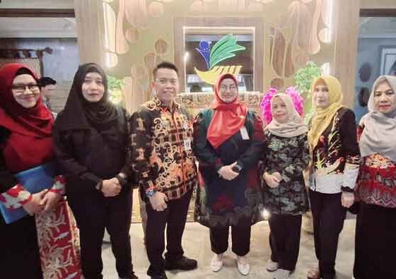 Wakil Bupati Kotim Irawati saat berkunjung ke Kementerian Sosial belum lama ini.