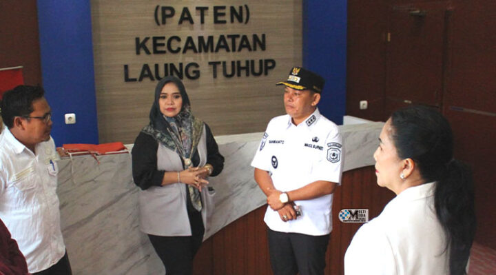 Wakil Bupati (Wabup) Mura, Rahmanto Muhidin melakukan kunjungan kerja ke kantor Kecamatan Laung Tuhup, Rabu, 9 April 2025.