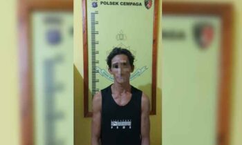 AR, tersangka kasus peredaran narkoba diamankan Polsek Cempaga