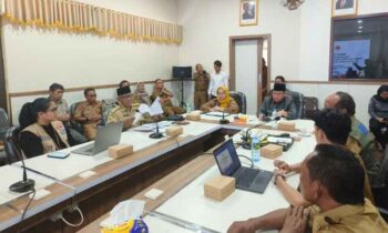 Bupati Kotim Halikinnor saat memimpin kegiatan perhitungan Indeks Ketahanan Daerah (IKD) Kotim, 3 Juni 2025.
