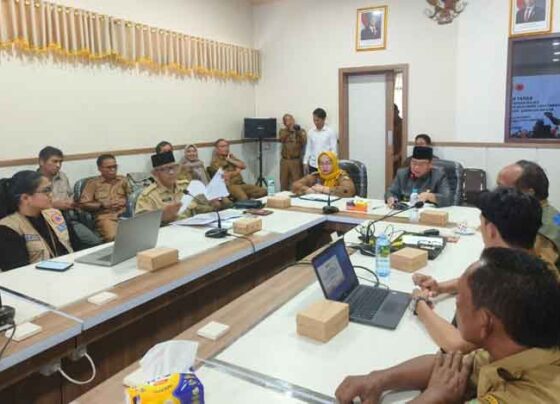 Bupati Kotim Halikinnor saat memimpin kegiatan perhitungan Indeks Ketahanan Daerah (IKD) Kotim, 3 Juni 2025.