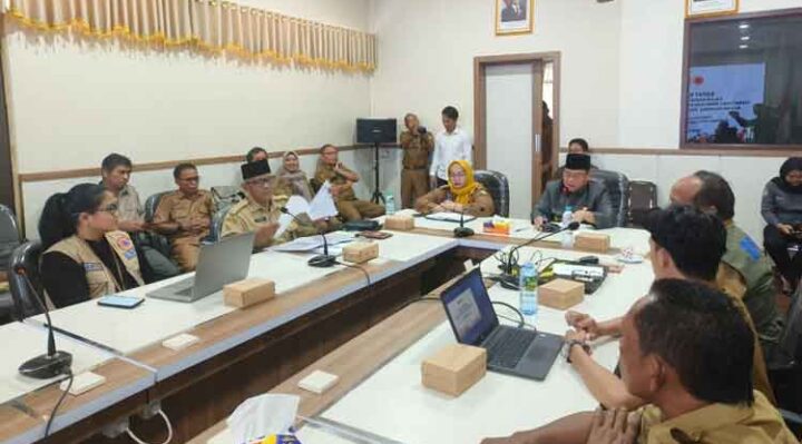 Bupati Kotim Halikinnor saat memimpin kegiatan perhitungan Indeks Ketahanan Daerah (IKD) Kotim, 3 Juni 2025.