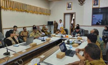 Kegiatan perhitungan Indeks Ketahanan Daerah (IKD) Kotim, Selasa, 3 Juni 2025.