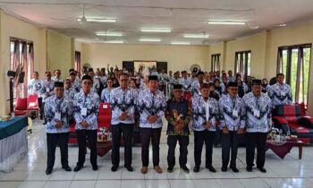 Pj Sekda Kotim Masri bersama PGRI Kotim, Sabtu, 21 Juni 2025