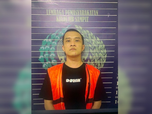 Tahanan Narkoba Kabur dari Lapas Sampit Usai Sidang Vonis