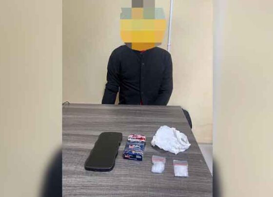 Tersangka kasus narkoba bersama barang bukti diamankan Polsek Telawang