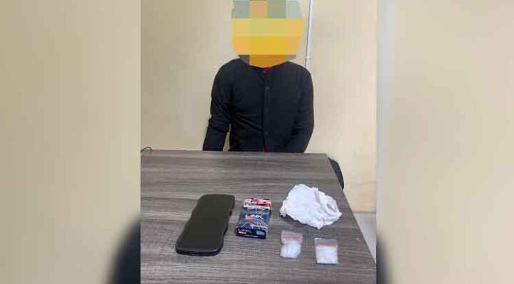 Tersangka kasus narkoba bersama barang bukti diamankan Polsek Telawang