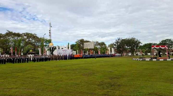 Upacara peringatan Hari Lahir Pancasila Tahun 2025 di Kotim, Senin, 2 Juni 2025.