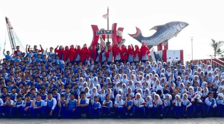 Kegiatan outdor SDN 2 MB Hulu.