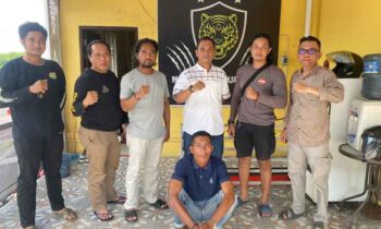 Napi Lapas Palangka Raya yang kabur ditangkap petugas di Banjarmasin, Kalimantan Selatan.