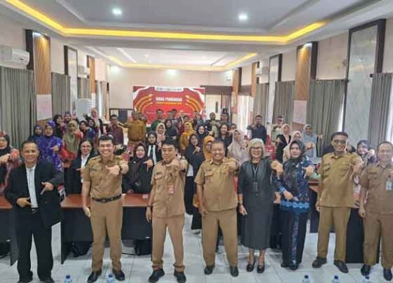 Pembukaan lomba guru dan kepala sekolah berprestasi di Kotim, Selasa, 29 Juli 2025.