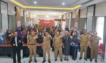 Pembukaan lomba guru dan kepala sekolah berprestasi di Kotim, Selasas, 29 Juli 2025.