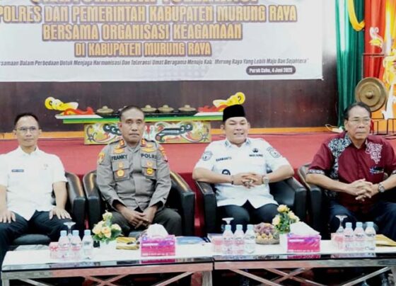 Silaturahmi Toleransi bersama Pemerintah Kabupaten (Pemkab) Murung Raya dan organisasi keagamaan, bertempat di Gedung Dewan Adat Dayak (DAD) Kabupaten Murung Raya, Rabu, 4 Juni 2025.