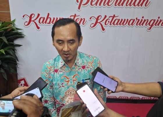 Kepala Dinas SDABMBKPRKP Kotim, Mentana Dhinar Tistama.