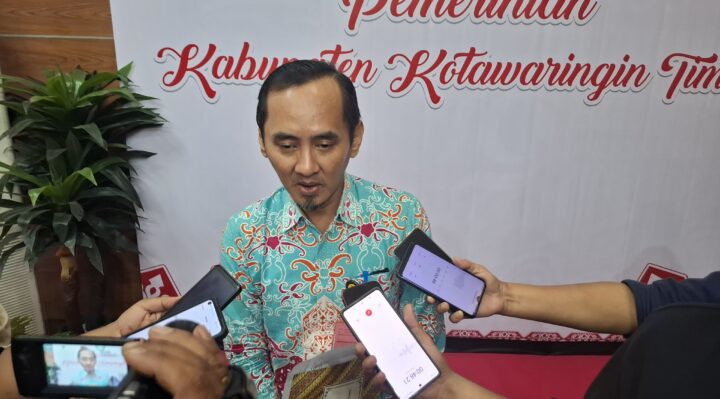 Kepala Dinas SDABMBKPRKP Kotim, Mentana Dhinar Tistama.