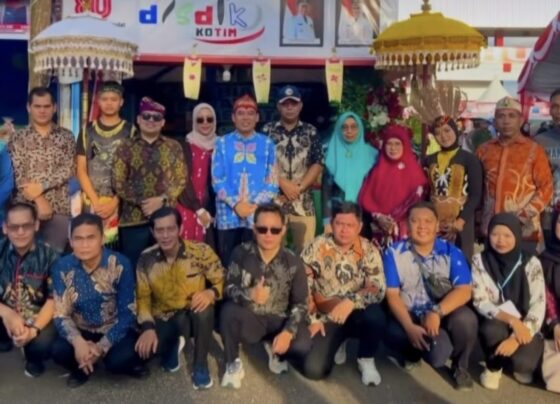 Stand Disdik Kotim dalam Sampit Trade Expo 2025.