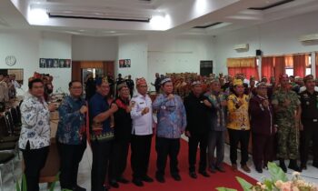 Ketua DPRD Kabupaten Katingan, Marwan Susanto, turut menghadiri Musda Dewan Adat Dayak (DAD) Kabupaten Katingan di Aula Bappelitbang Kasongan.