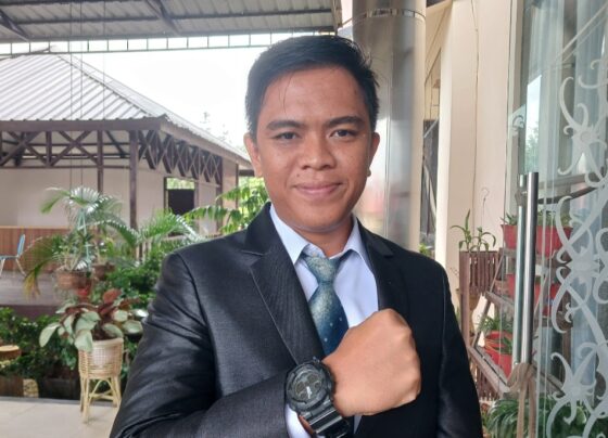 Anggota DPRD Katingan dari Fraksi Gerindra, Genjadid Utomo.