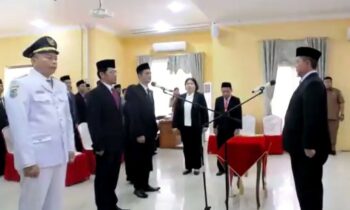 Bupati Katingan, Saiful melantik sejumlah pejabat di lingkungan Pemerintah Kabupaten Katingan.