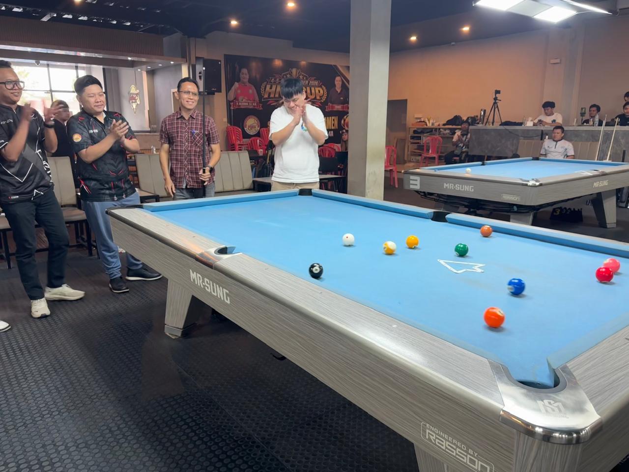 HNR Cup 2026 Resmi Dibuka, Bupati Kotim Dorong Lahirnya Atlet Biliar Bermental Juara