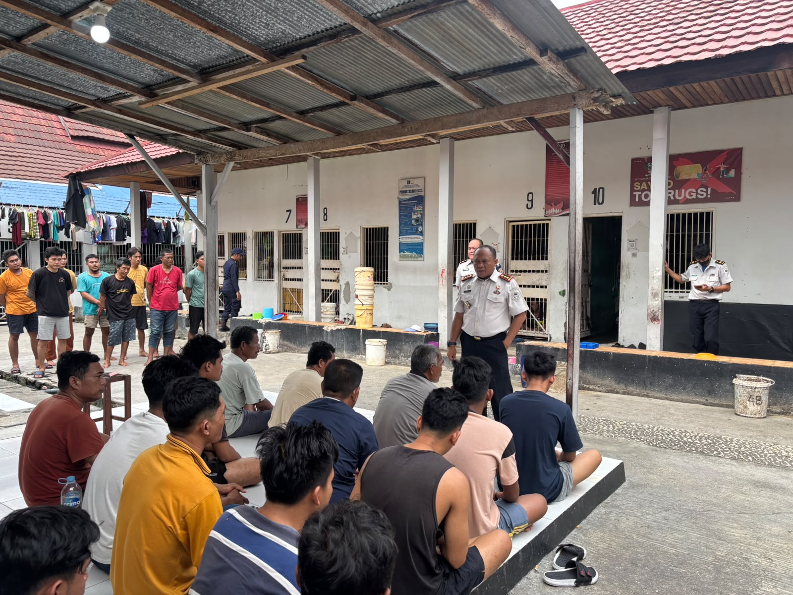 Cegah Potensi Ancaman Sejak Dini, Lapas Sampit Perketat Penggeledahan Kamar Warga Binaan
