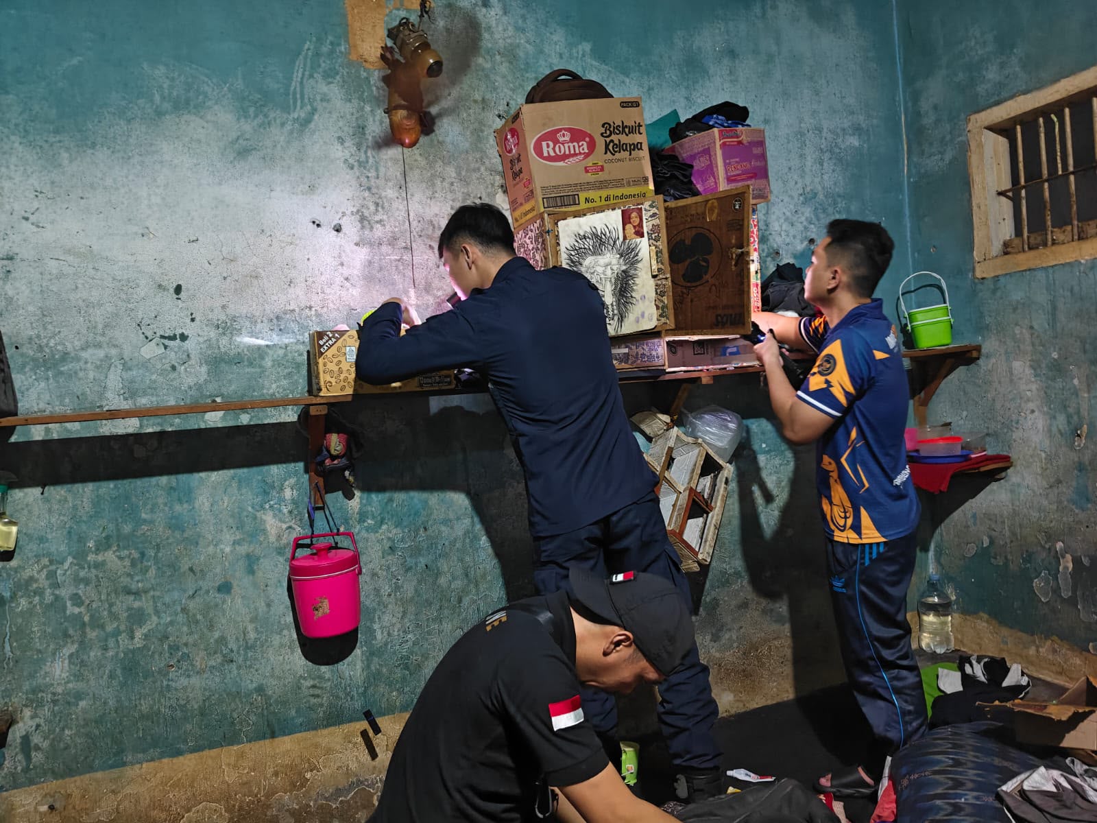 Lapas Sampit Gelar Razia Blok Kamar Hunian WBP Tegaskan Komitmen Deteksi Dini dan P4GN